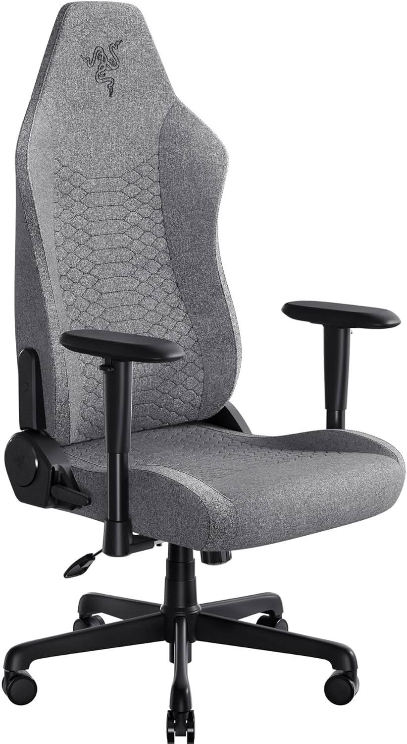 RAZER ISKUR V2 X - GAMING CHAIR - LIGHT GRAY FABRIC - RZ38-05310200-R3UA – TechCure India