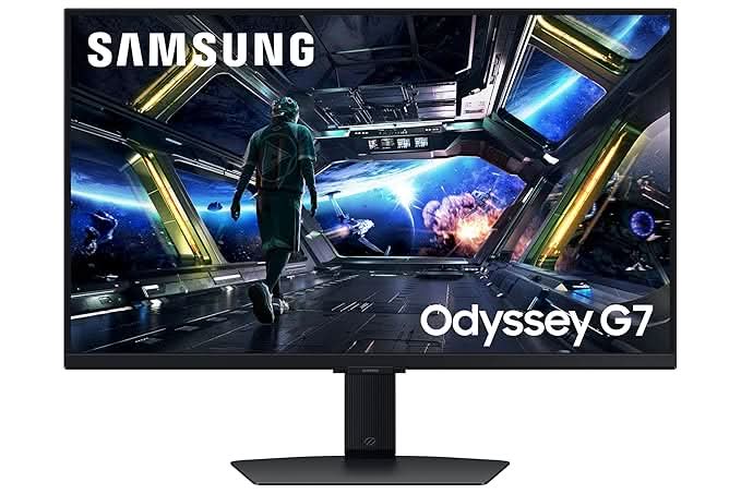 Samsung 27 Inch Odyssey G7 4K Smart Gaming Monitor LS27DG700EWXXL – TechCure India