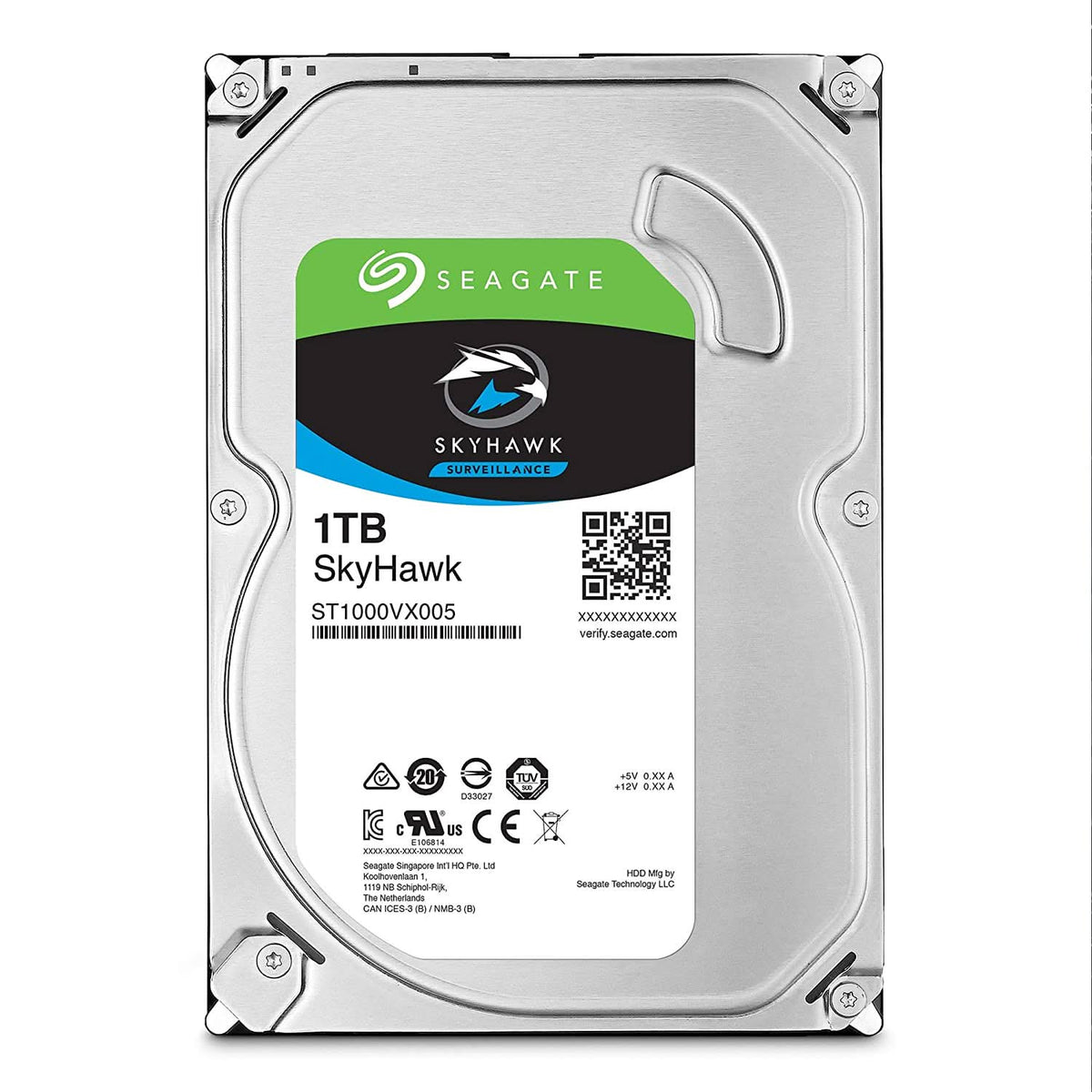 SEAGATE SKYHAWK 1TB SURVEILLANCE INTERNAL HARD DISK ST1000VX013 – TechCure India