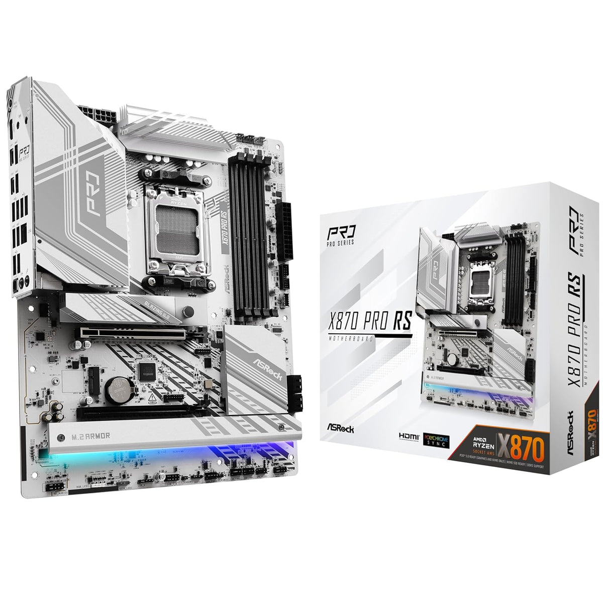 ASROCK X870 PRO RS WIFI MOTHERBOARD – TechCure India