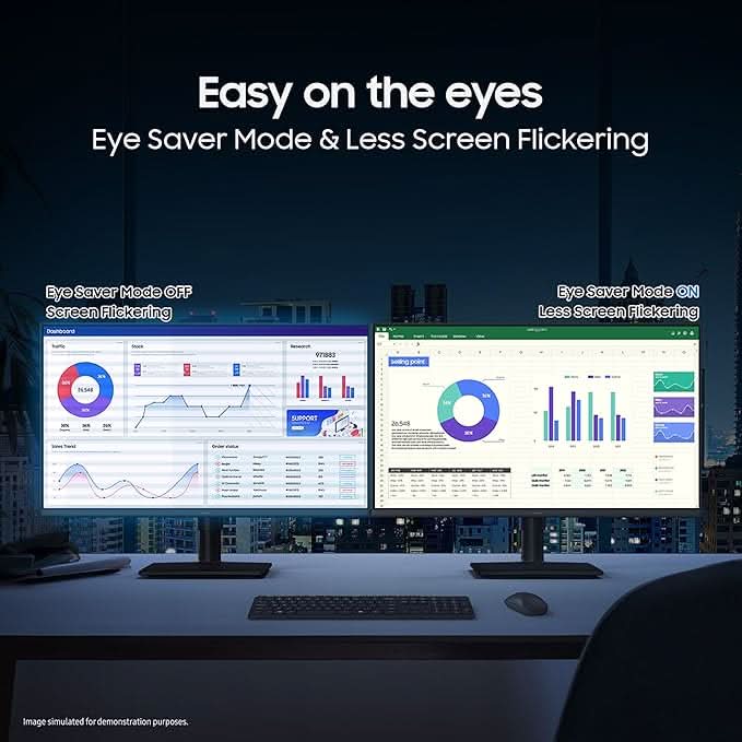 Samsung Essential Series S4 27 Inch FHD IPS Panel, Flat Monitor – TechCure India