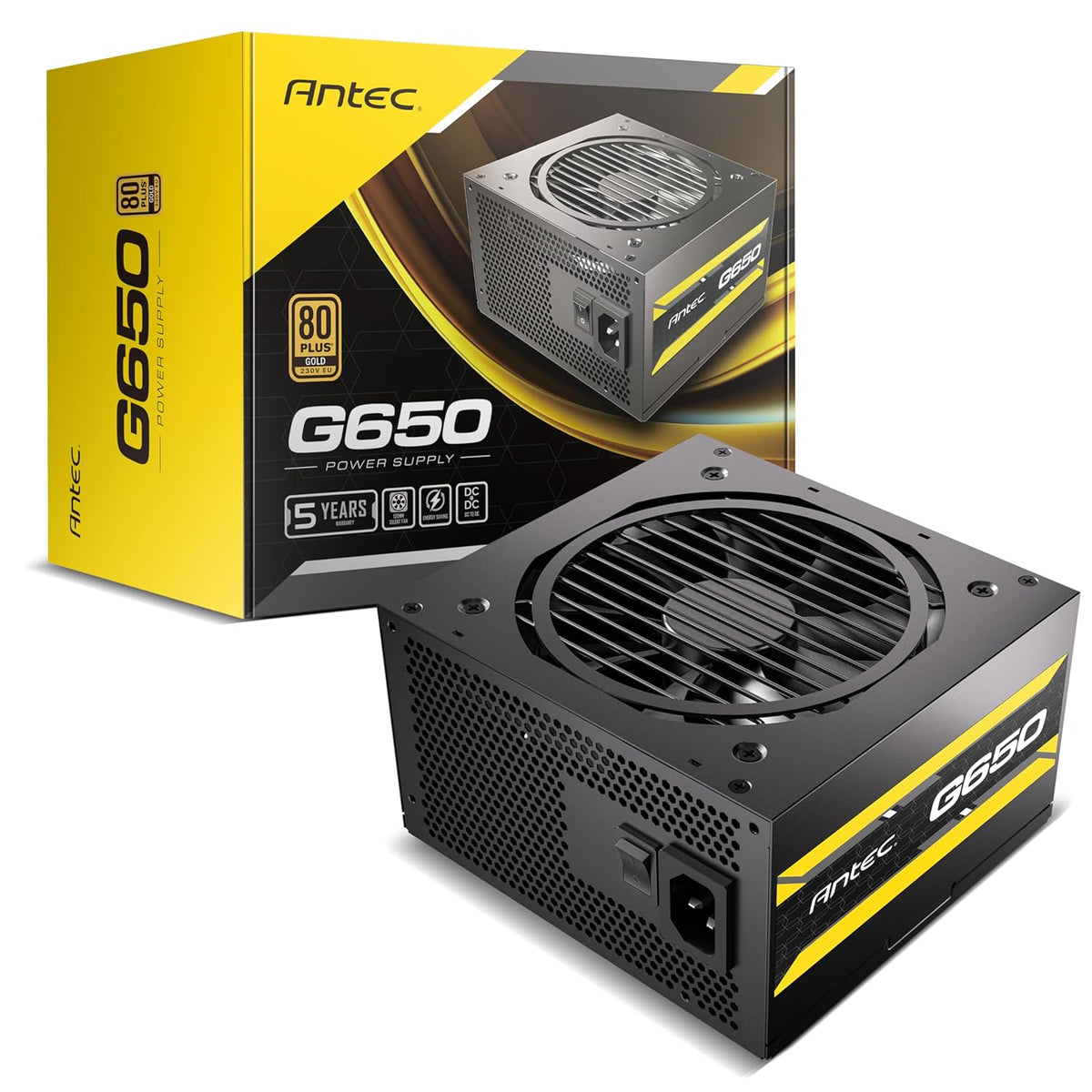 ANTEC G650 GOLD 650 WATT SEMI MODULAR SMPS – TechCure India