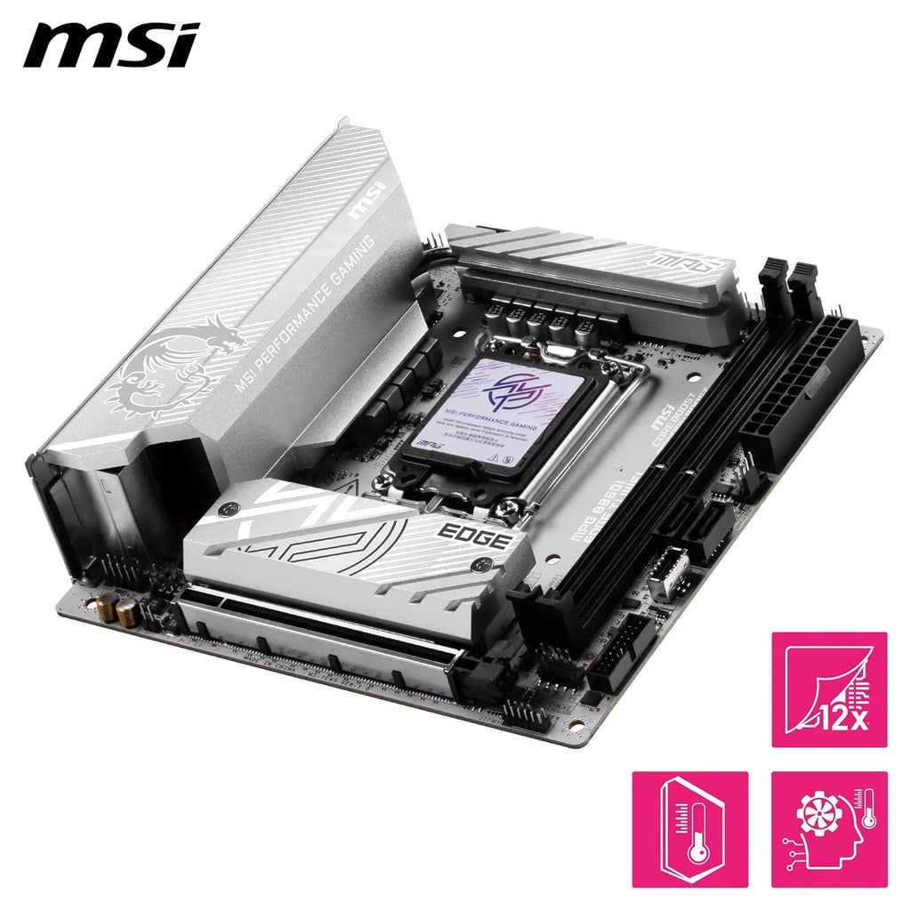 MSI B860I MPG EDGE TI WIFI LGA1851 MINI-ITX MOTHERBOARD – TechCure India