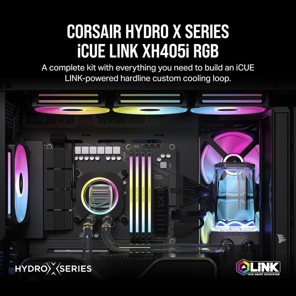 CORSAIR Hydro X Series iCUE Link XH405i Custom Cooling Kit – TechCure India
