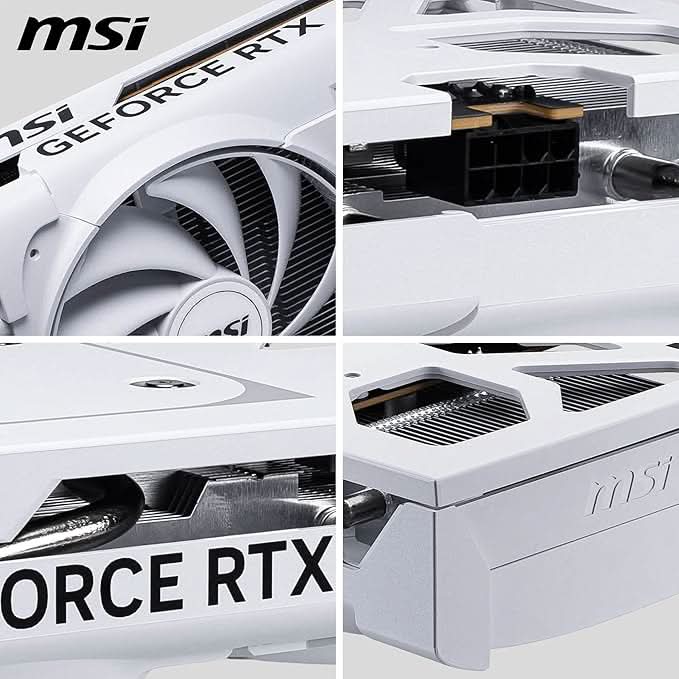MSI GeForce RTX 5060 8G Ventus 2X OC White Graphic Card – TechCure India
