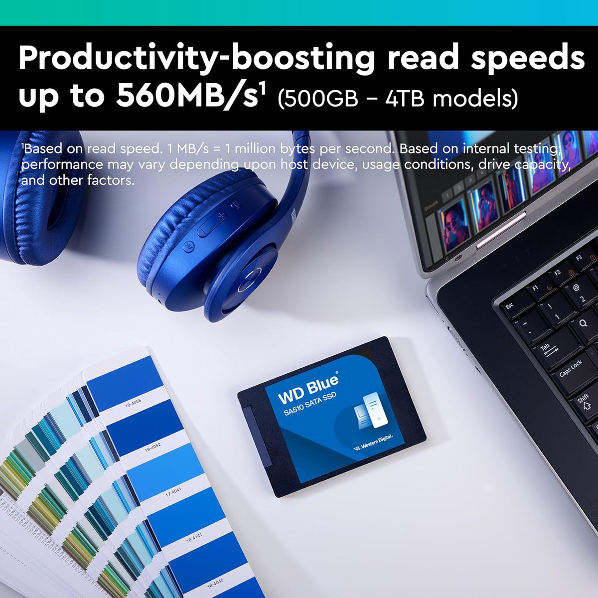 WESTERN DIGITAL BLUE SA510 SATA 500GB, UP TO 560MB/S, 2.5 INCH/7 MM, 5Y WARRANTY, INTERNAL SOLID STATE DRIVE (SSD) (WDS500G3B0A) – TechCure India