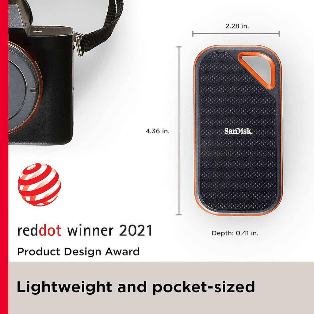 SANDISK 1TB EXTREME PRO PORTABLE E81 SSD SDSSDE81-1T00-G25 – TechCure India