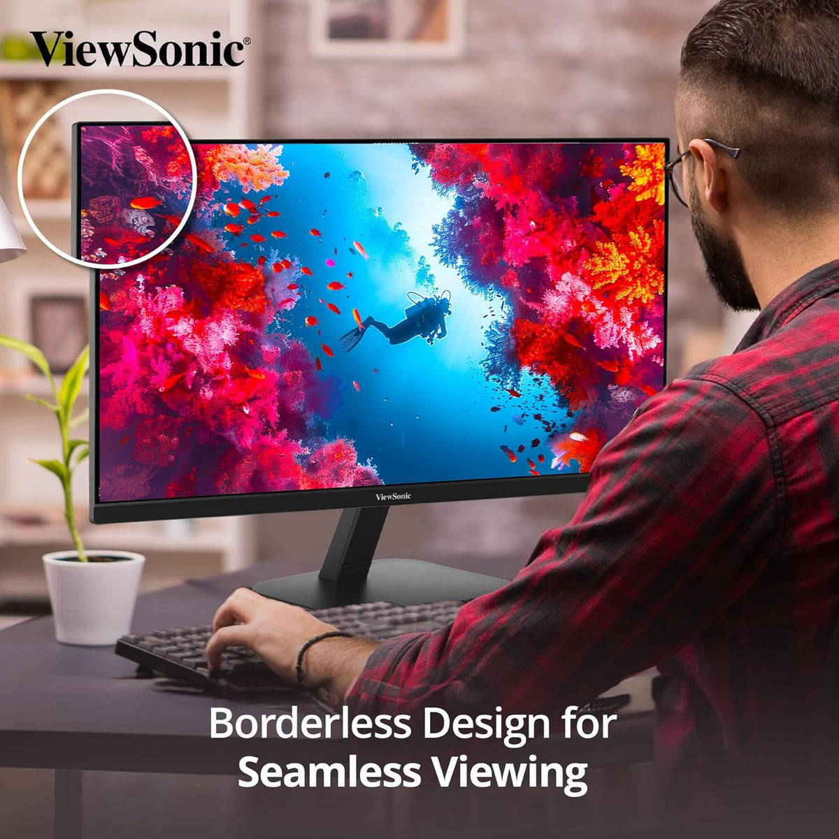 VIEWSONIC VA2708-2K-MHD 27-INCH (68.58CM) 2K QHD SUPERCLEAR IPS MONITOR, HDR10, 100HZ, 1MS, 16.7M COLORS, SRGB 111%, DUAL SPEAKERS, DUAL HDMI 2.0, DP, EYE PROTECH+, SLIM DESIGN – TechCure India