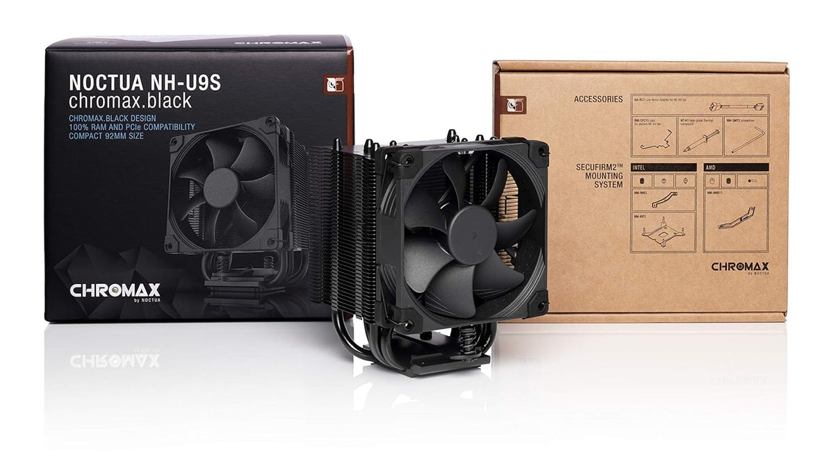 NOCTUA NH-U9S CHROMAX BLACK CPU AIR COOLER – TechCure India