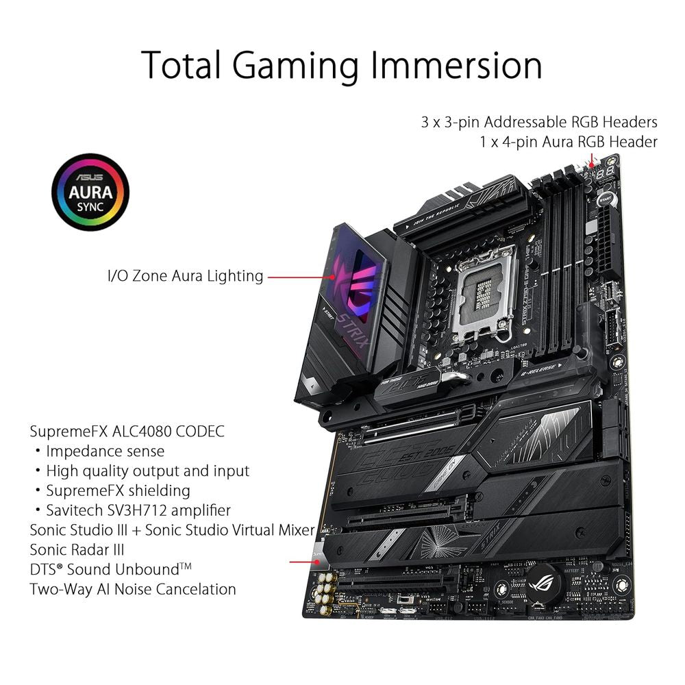 ASUS ROG Strix Z790-E Gaming Wifi II DDR5 Intel Motherboard - 2