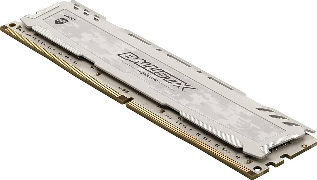 CRUCIAL Ballistix Sport 16GB ( 16GB x 1 ) 2400MHz DDR4 RAM ( White ) - 4