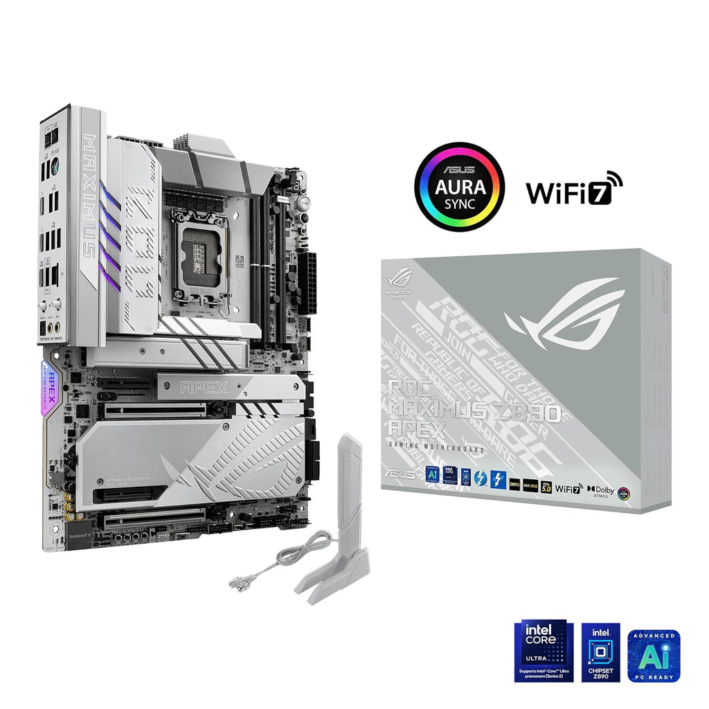 ASUS ROG MAXIMUS Z890 APEX INTEL Z890 LGA 1851 ATX MOTHERBOARD – TechCure India