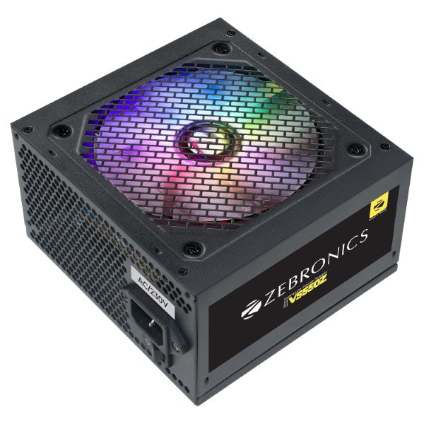 Zebronics VS550Z Premium Power Supply Black – TechCure India