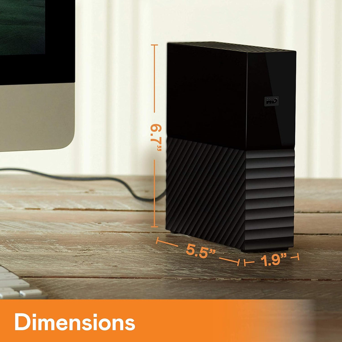 WESTERN DIGITAL 18TB MY BOOK DESKTOP EXTERNAL HARD DISK DRIVE WDBBGB0180HBK-NA – TechCure India