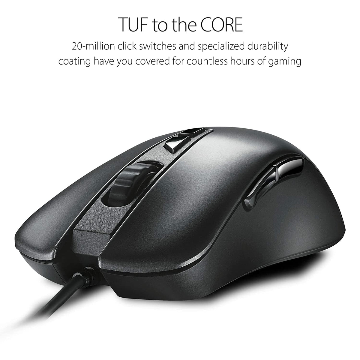 ASUS TUF M3 Wired Ergonomic RGB Gaming Mouse ( TUF-GAMING-M3-GEN-II ) ( 7000DPI / 7 Macro Buttons ) ( Black ) – TechCure India