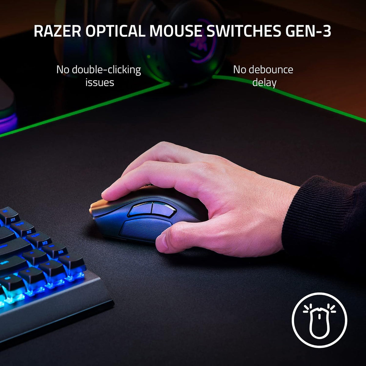 RAZER NAGA V2 PRO - WIRELESS MMO GAMING MOUSE RZ01-04400100-R3A1 – TechCure India