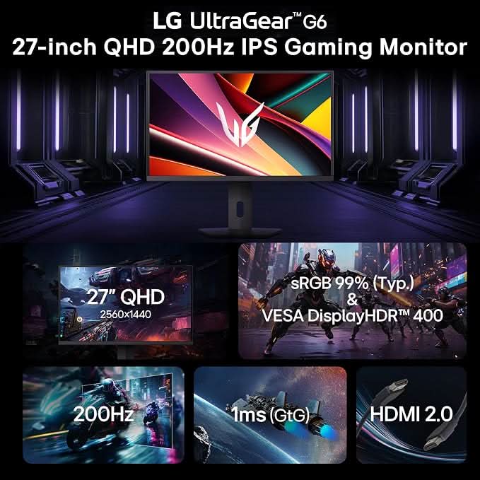 LG 27G610A 27 Inch Ultragear QHD IPS Gaming Monitor – TechCure India