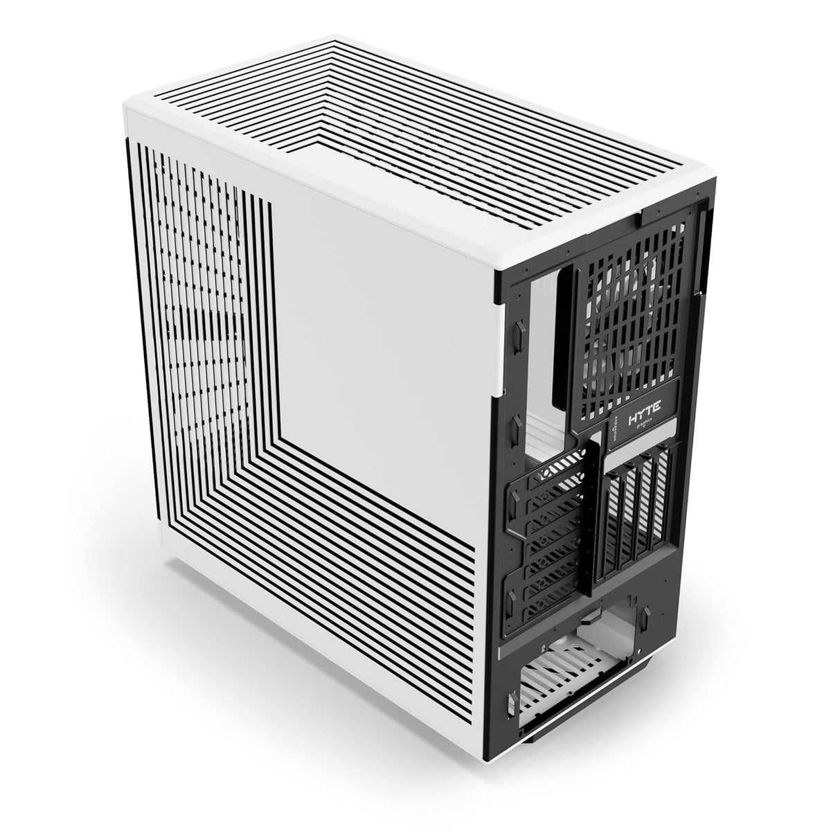 HYTE Y40 (ATX) MID TOWER CABINET (BLACK AND WHITE) CS-HYTE-Y40-BW – TechCure India