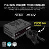 CORSAIR HX1200i 1200W 80 + Platinum ATX 3.1 Fully Modular Power Supply - 2