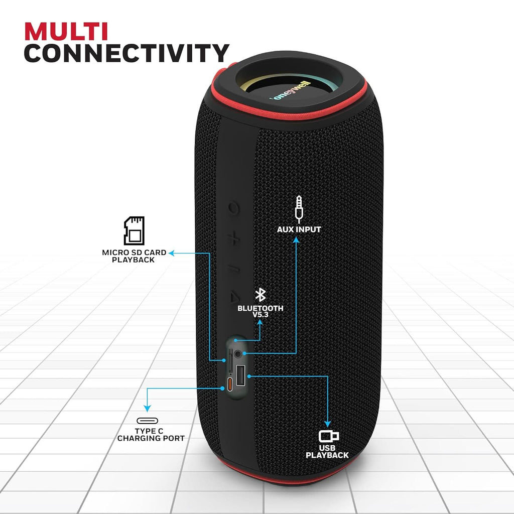 HONEYWELL TRUENO U400 30W 5.3 BLUETOOTH SPEAKER BLACK – TechCure India