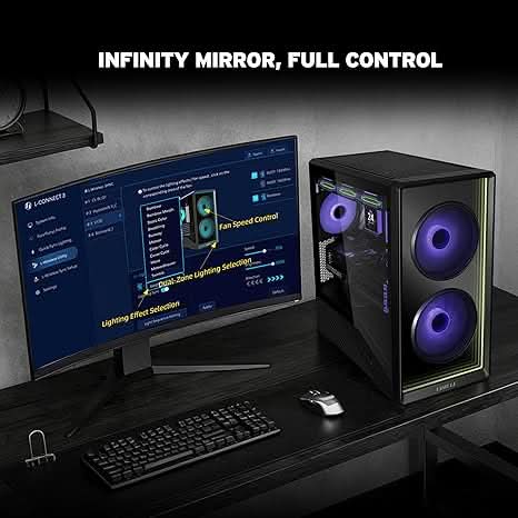 Lian Li Vector V150 INF Micro ATX PC Case Black – TechCure India