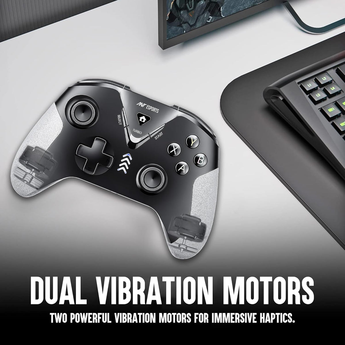ANT ESPORTS GP365 PRO WIRELESS GAMEPAD BLACK – TechCure India