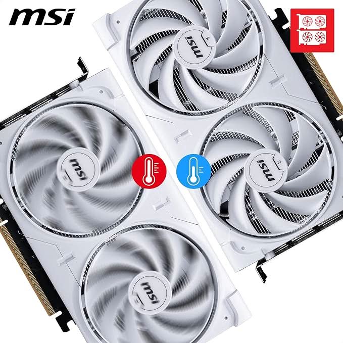 MSI GeForce RTX 5060 8G Ventus 2X OC White Graphic Card – TechCure India