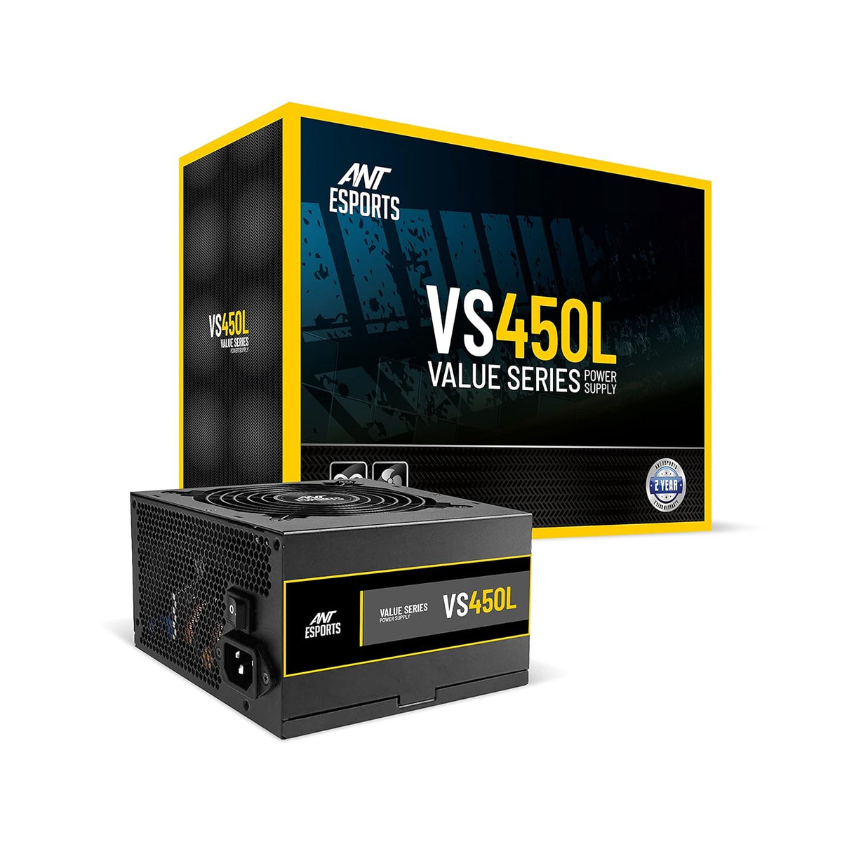 ANT ESPORTS 450W VS450L NON MODULAR SMPS – TechCure India