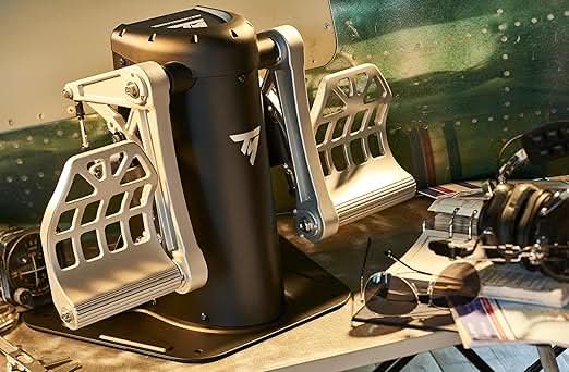 Thrustmaster TPR Pendular Rudder Pedals for PC Flight Simulation Controls – TechCure India