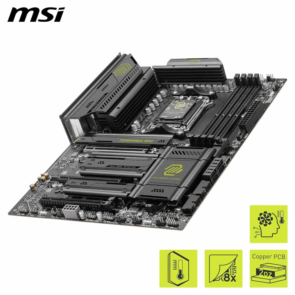 MSI MAG B850 TOMAHAWK MAX WIFI MOTHERBOARD – TechCure India