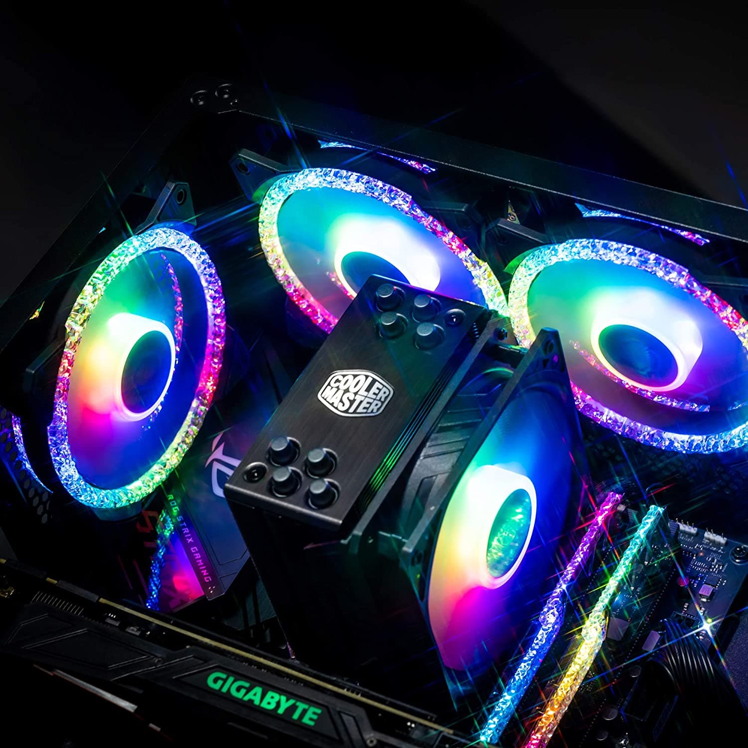 COOLER MASTER MasterFan MF120 Prismatic ARGB Cabinet Fan ( Triple Pack ) - 2