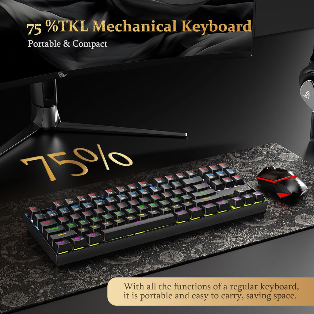 REDRAGON K552 RAINBOW KUMARA USB GAMING RED SWITCH KEYBOARD – TechCure India