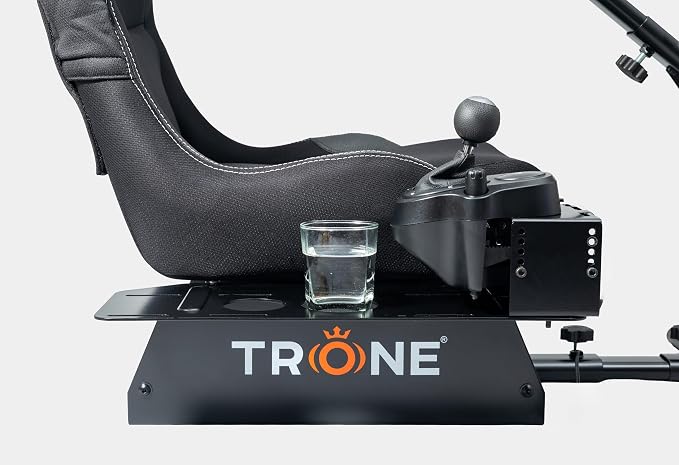 TRONE RS1 Aero Black Racing Simulator Gaming Chair with Seat Driving Cockpit – TechCure India