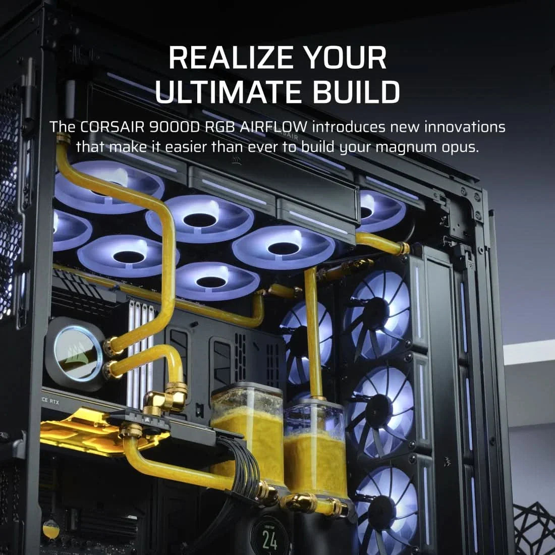 CORSAIR 9000D RGB AIRFLOW SUPER FULL TOWER ATX CABINET BLACK – TechCure India