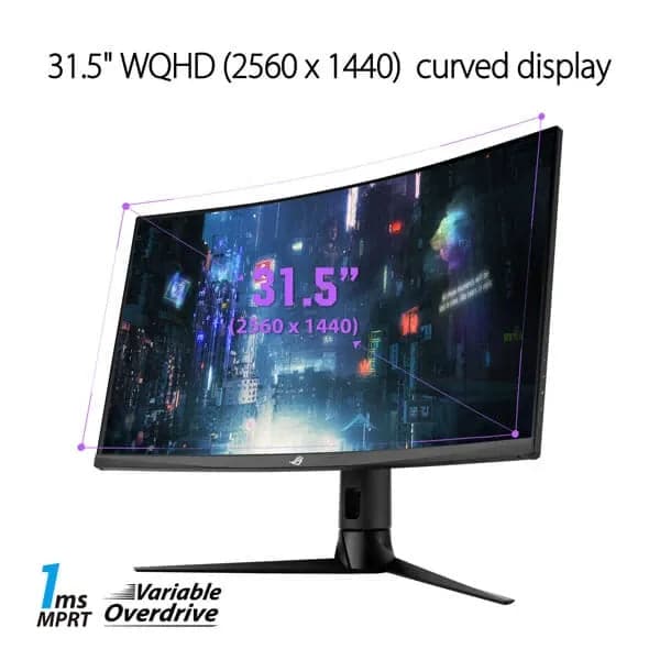 ASUS ROG Strix XG32VC 32 Inch QHD 175Hz VA Panel 125% SRGB NVIDIA Gsync Gaming Monitor - 2