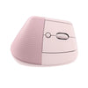 LOGITECH Lift Vertical Wireless Gaming Mouse ( 910-006481 ) ( 4000DPI / 6 Macro Buttons ) ( Rose ) - 4