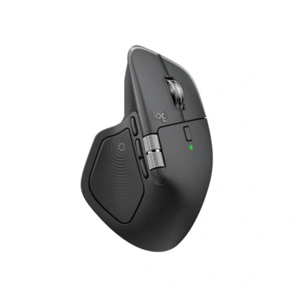 LOGITECH MX Master 4 Wireless Ergonomic Gaming Mouse ( 910-007565 ) ( 8000DPI / 8 Macro Button ) ( Graphite ) – TechCure India