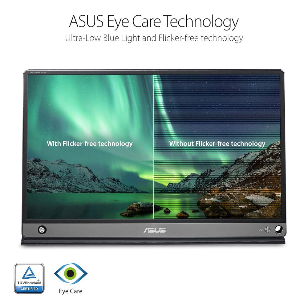ASUS ZenScreen MB16AMT 16 Inch FHD 60Hz IPS Panel 100% SRGB 5MS Adaptive Freesync IPS Gaming Monitor - 3