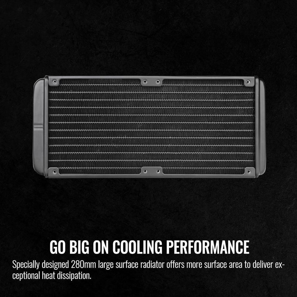 THERMALTAKE ToughLiquid Ultra RGB 280mm CPU Liquid Cooler - 2