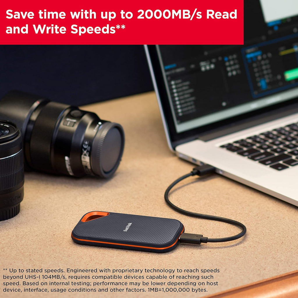 SANDISK 4TB EXTREME PRO E81 PORTABLE SSD SDSSDE81-4T00-G25 – TechCure India