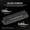 CORSAIR MP600 Pro LPX 4TB M.2 NVME Gen4 Internal Solid State Drive ( SSD ) - 3