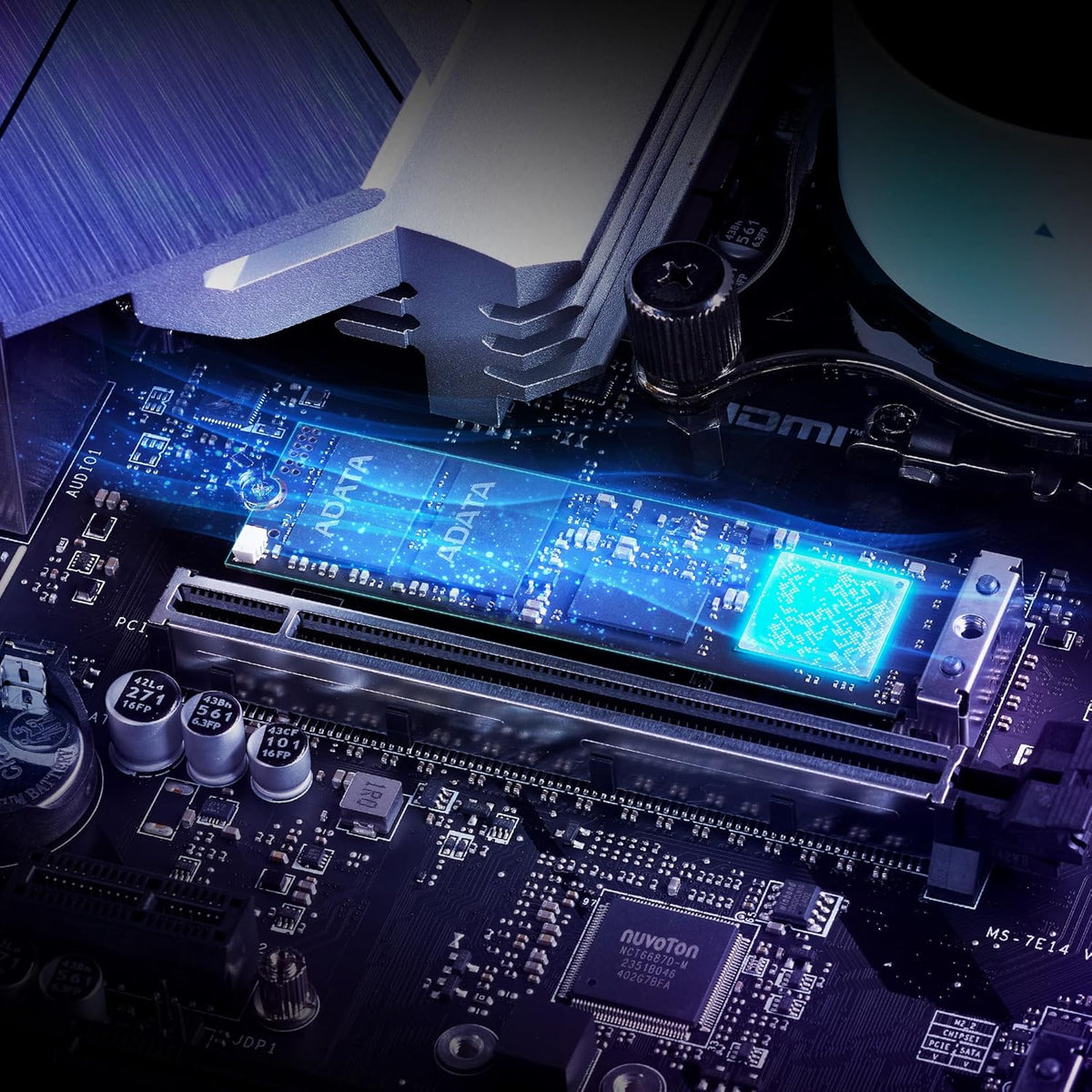 ADATA XPG Mars 980 Blade 1TB PCIe Gen5 x4 Up to 14000MB/s 3D NAND M.2 2280 Solid State Drive (SMAR-980B-1TCS) – TechCure India