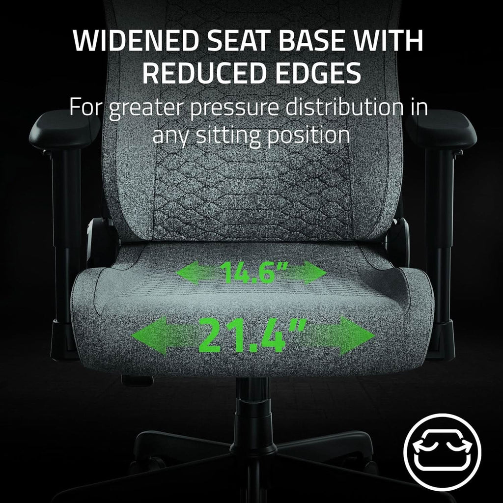 RAZER ISKUR V2 X - GAMING CHAIR - LIGHT GRAY FABRIC - RZ38-05310200-R3UA – TechCure India