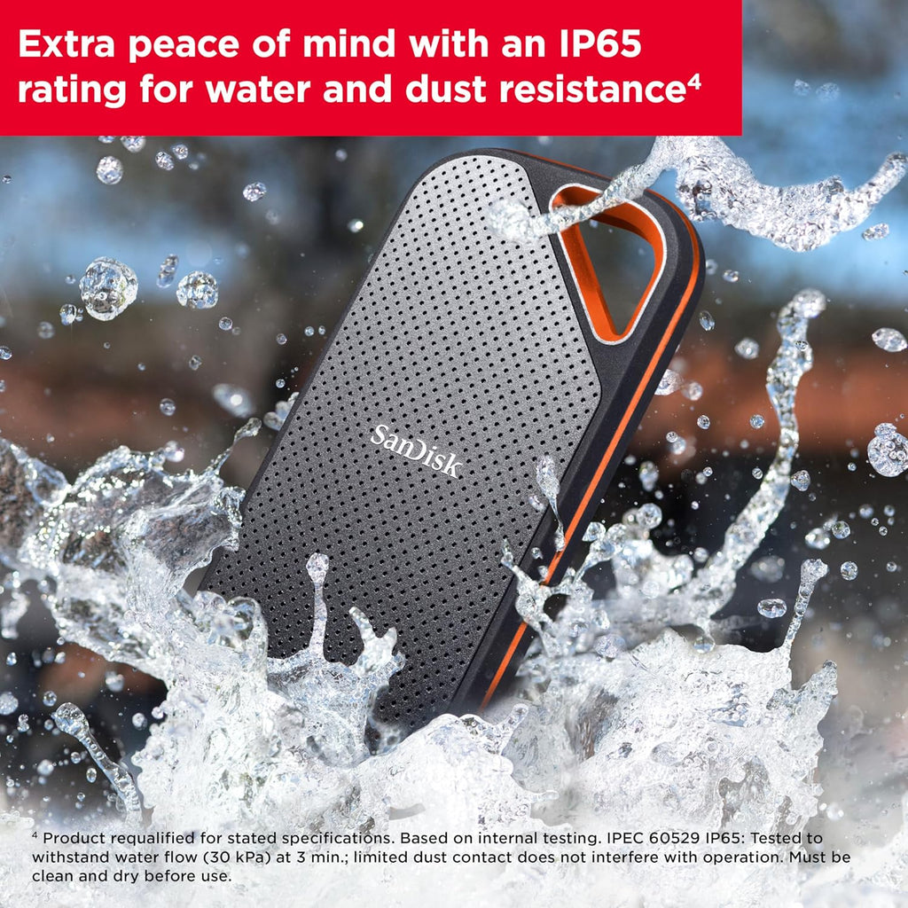 SANDISK 4TB EXTREME PRO E81 PORTABLE SSD SDSSDE81-4T00-G25 – TechCure India