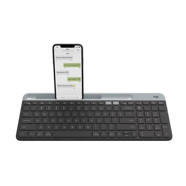 Logitech K580 Slim Wireless Keyboard - Graphite – TechCure India