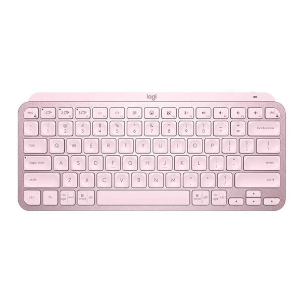 Logitech MX Keys Mini Wireless Keyboard - Rose – TechCure India