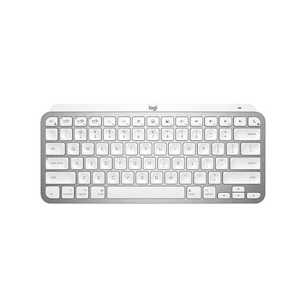 Logitech MX Keys Mini Wireless Keyboard - Pale Grey – TechCure India