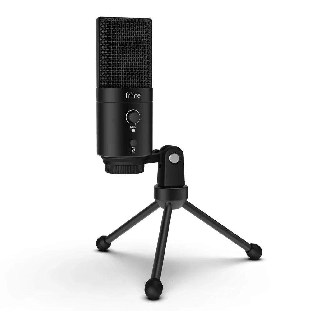 FIFINE K683A USB Type-C Desktop Microphone ( With Tripod Stand ) - 2