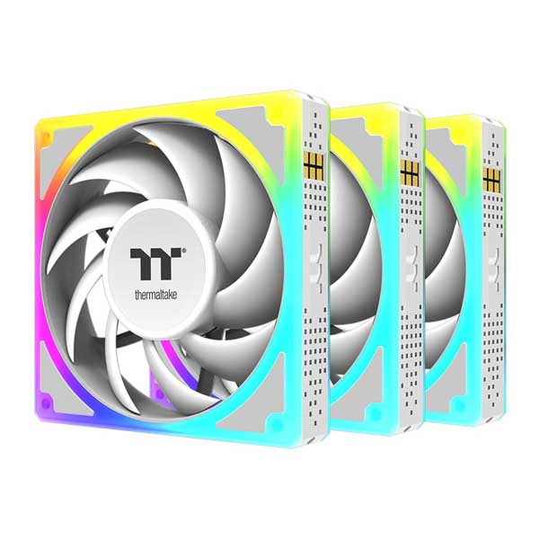 Thermaltake TOUGHFAN EX 120 ARGB Sync PC Cooling Fan Snow (3-Fan Pack) – TechCure India