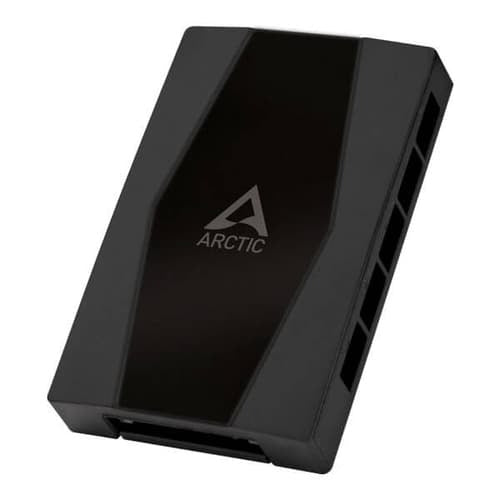 Arctic 10 Port PWM Cabinet Fan Hub with SATA Power (Black) – TechCure India
